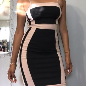 Black and Tan Dress